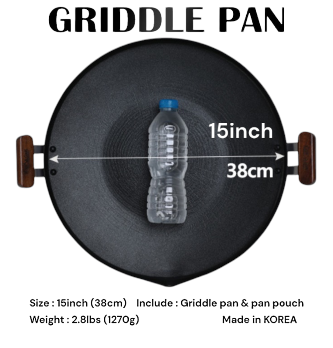 ' Deep Griddle 15inch (Made in Korea)